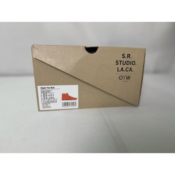 New In Box Vans OTW Sk8-Hi Clash the Wall SR. Studio LA. CA Orange 8 M 9.5 W - Picture 11 of 14